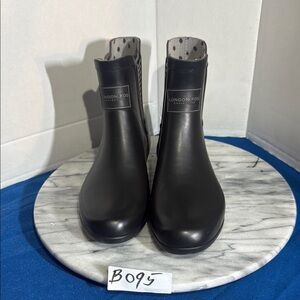 London Fog Black Ankle Boots